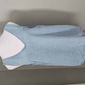 GAP Light Blue Denim Tank Top